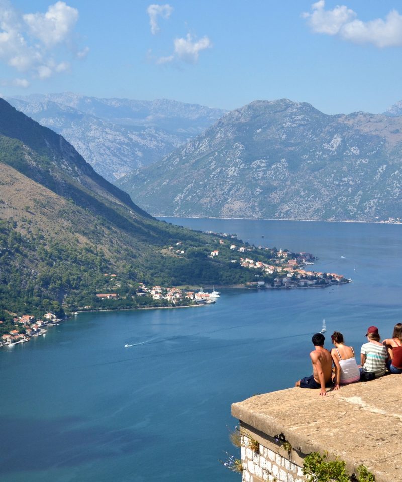 The bay of Kotor, Montenegro